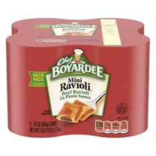 Chef Boyardee Mini Ravioli, 15 oz, 4 Pack 