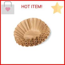 200  Coffee Filters - Natural Unbleached Biodegradable - Large Basket - 9.75" F