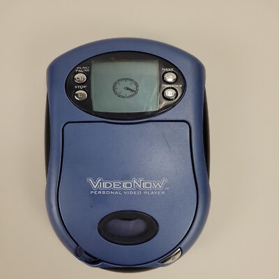 Vintage VideoNow Personal Video Player. Blue, no disc. Untested. Powers ...
