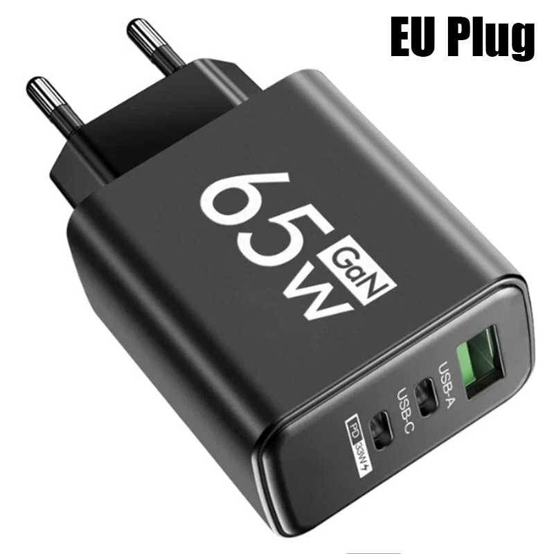 5W GaN Fast Charger USB-C PD 3.0 Quick Charge Adapter - Image 2 of 4