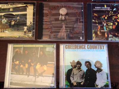 Creedence Clearwater Revival [5 CD Alben] Chooglin'  Bayou Country Willie Mardi