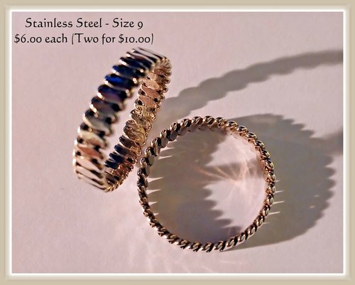 STAINLESS STEEL RING (SIZE 9) - Bild 3 von 3