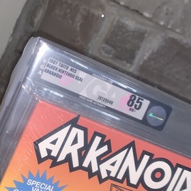 New NES Arkanoid Taito Factory Sealed VGA 8.5 Graded Game & Remote 