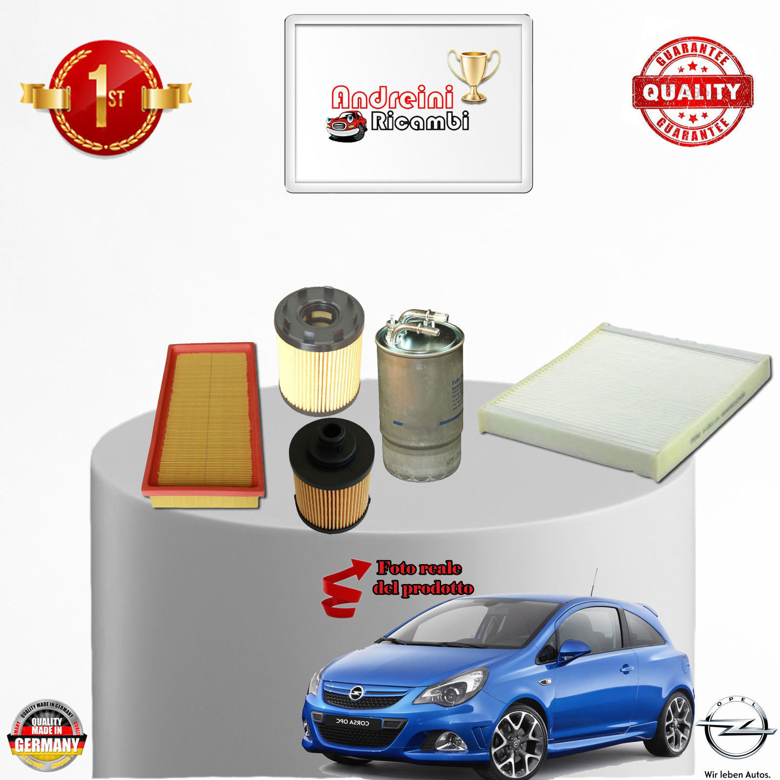 Kit Tagliando Filtri + Olio Opel Corsa D 1.3 CDTi 75CV Dal 2011 - Foto 7