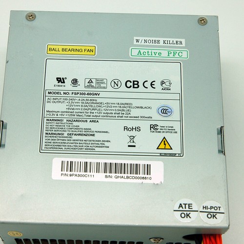PSU For HIKVISION 8362 DS-8664 96 20+4Pin 300W Power Supply FSP300-60GNV SATA*8 - 第 2/2 張圖片