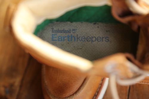 Timberland Earth Keeper Tan Brown Leather Derby Boots Shoes Mens UK 8.5 US 9 M - Picture 8 of 9