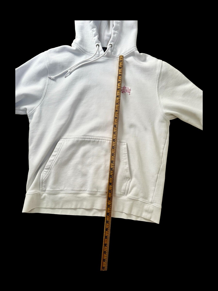 00s stussy × WHITE MOUNTAINEERING × 13DW Stussy Hoodie Mens Stussy Tokyo Size Medium White Pink