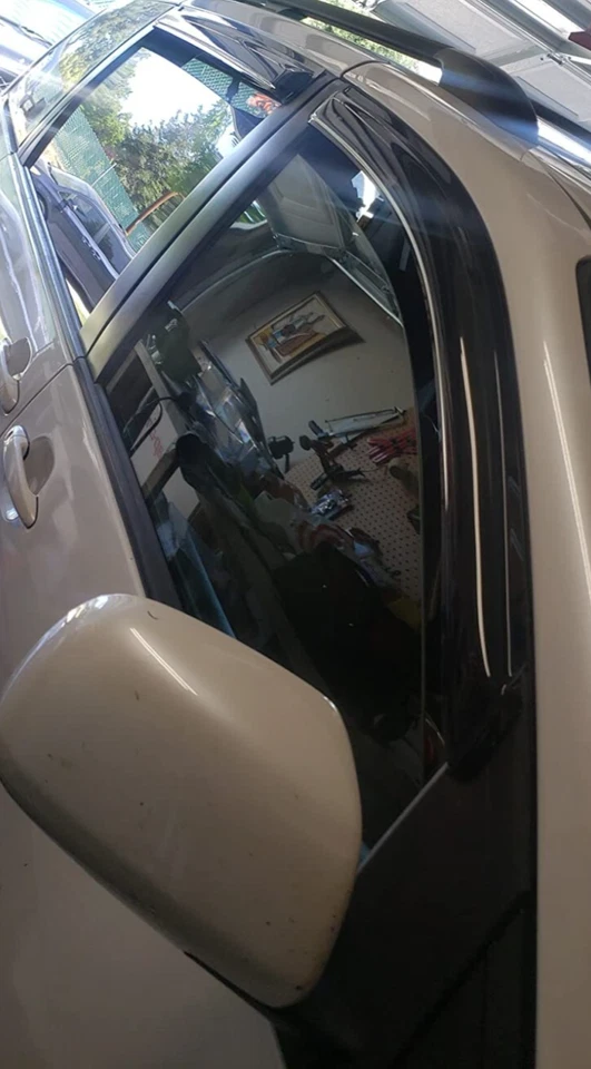 AVS Montaje Exterior Protectores de Lluvia Viseras de Ventilación Pantalla para 04-09 Toyota Sienna Mini Van Foto 2 de 3