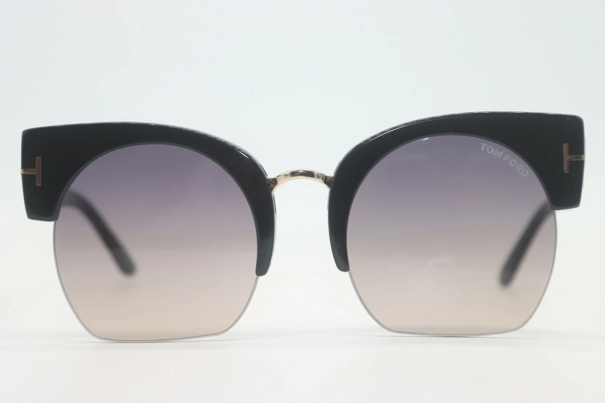 NEW TOM FORD TF 552 01B SAVANNAH 02 BLACK GRADIENT AUTHENTIC SUNGLASSES 55 22