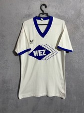 Erima Vintage Jersey Football Soccer Shirt 80s 90s White Trikot Mens Size L