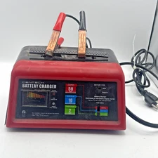 Cen-Tech 12V 10/2/50amp Battery Charger-Engine Starter #60653 EUC