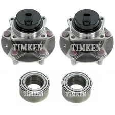 NEW Front and Rear Wheel Bearings & Hubs Kit Timken For Mazda RX-8 RWD 2004-2007