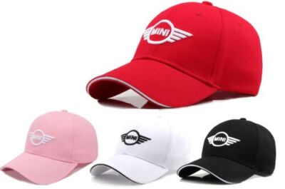 Mini Cooper S Baseball Cap avec logo de voiture - Rouge