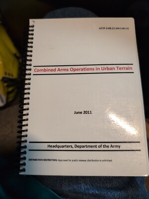 Combined Arms Operations In Urban Terrain: 2011 Good Condition