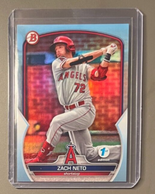 TOPPS １ST Bowman 2023 Bowman 1st Edition Sky Blue #64 Zach Neto | eBay