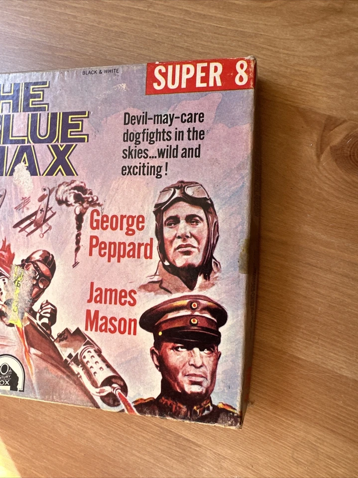 1976 The Blue Max, (Super 8) George Peppard, James Mason, B & W Foto 2 de 4