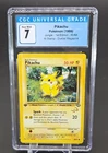 CGC 7 1999 Pokemon Pikachu 60/64 Jungle 1st Edition With Stamp Duelist Magazine