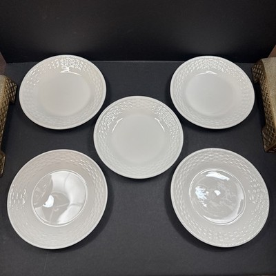 Lot 5 Wedgwood Nantucket Basket 6'' Side Bread Butter Plate Bone China READ