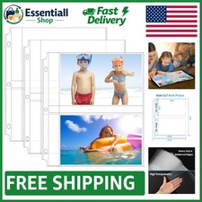 Top-Loading Photo Sleeves for 3-Ring Binders - Protect Your Memories Beautifully