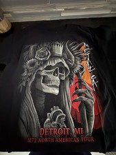 Marchandise officielle de tournée Metallica, spectacle M72 Detroit