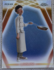 Topps 2026 Chrome Neon Pixar Disney Ratatouille Linguini Trading Card
