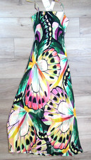 NEW 2026 ANTHROPOLOGIE WOMENS FARM RIO BRAZIL MAXI SLIP DRESS SMALL BUTTERFLY