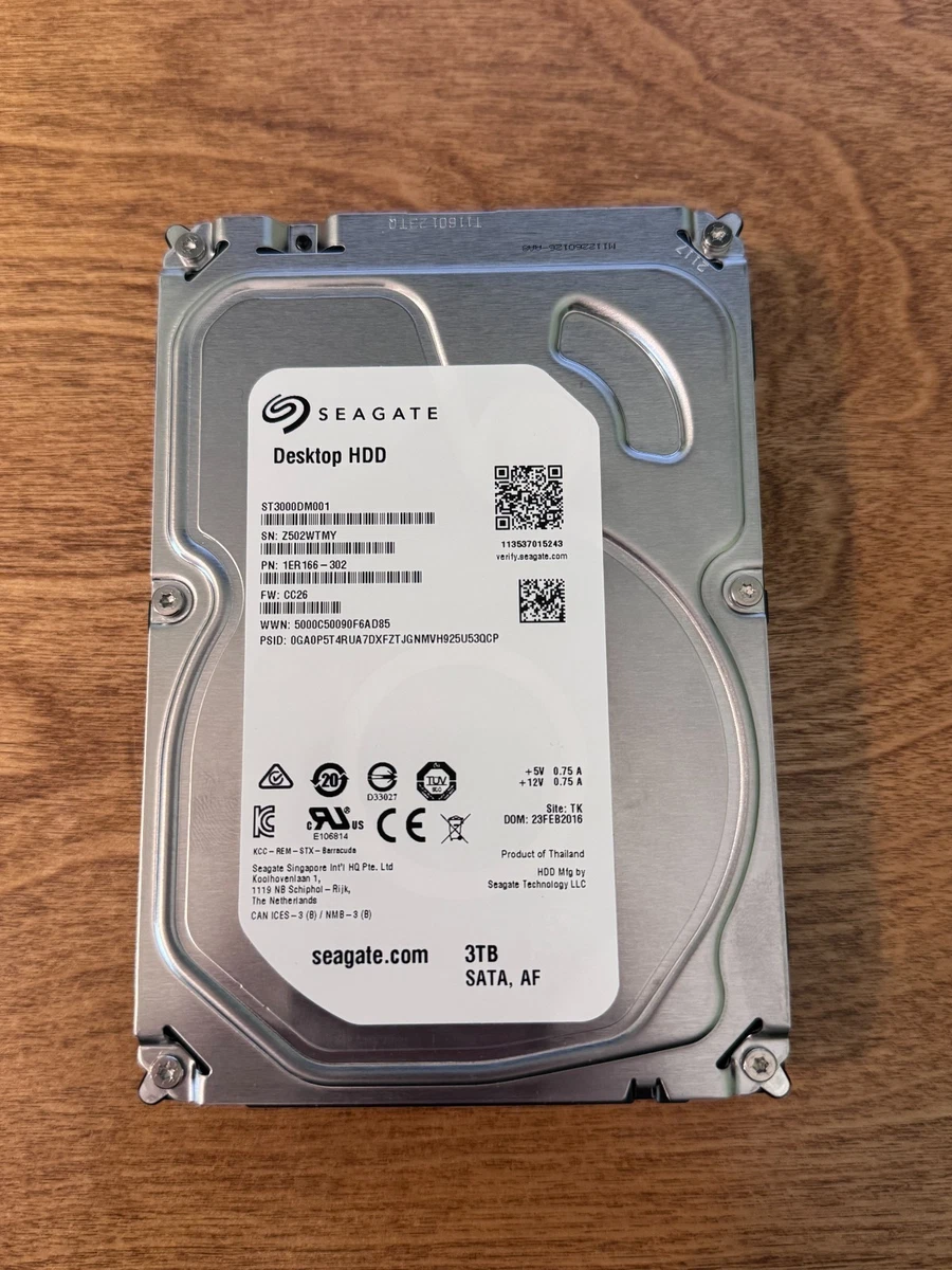 Seagate Barracuda St3000dm001 3tb for sale | eBay