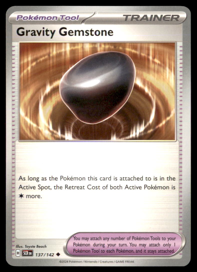Pokemon Gravity Gemstone 137/142 Stellar Crown 4 Card Lot Non Holo