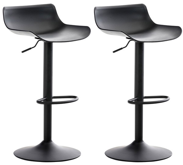 2Er Set Barhocker Aveiro Schwarz-image
