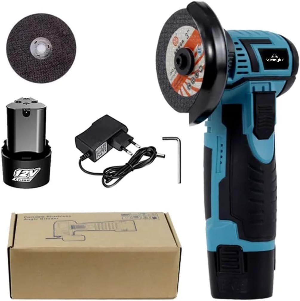 Smerigliatrice Angolare 12V Litio | 19.000 Giri per Taglio Professionale