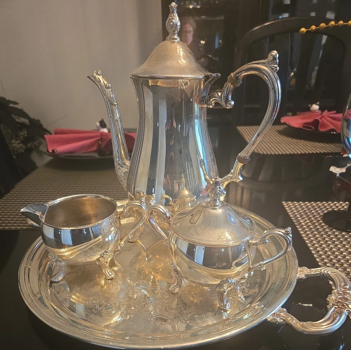 Sheridan Silver In Antique Us Silver-Plated Teapots, Coffee Pots