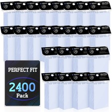 2400 Pack Card Sleeves, Perfect Fit Inner Sle...