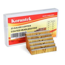 23 Gauge Pin Nails, Headless Pinner Nails, 6 Sizes Assorted 3/8 Inch to 1-3/8 In