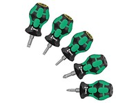 05008871001 Set: Schraubendreher Pozidriv®,Flach Stubby 5Stk. Wera