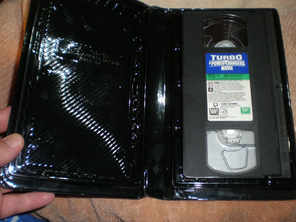 TURBO (Vintage 1997) A Power Rangers Movie VHS Clamshell Case - Image 3 of 3
