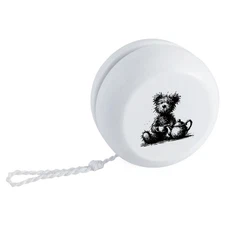 'Scruffy Teddy Tea Time' Retro Style Yo-Yo (YY00050876)