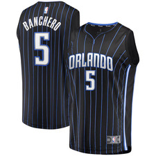 Fanatics Paolo Banchero 5 Orlando Magic NBA Jersey Fast Break Black Size M Mens