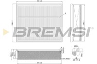 Bremsi Luftfilter FüR VW Crafter Kasten Sy_ 2.0 TDI Sz_ MAN TGE Uy_ Uz_