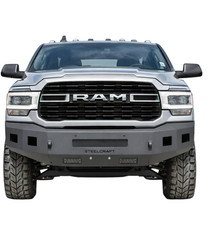 Steelcraft Fortis Bull Nose Bumper Textured Black Fits 20192026 Ram 2500
