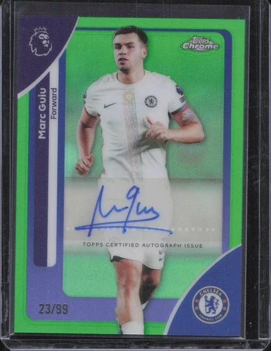 2025-26 Topps Chrome UEFA Club #CA-MG Marc Guiu Chrome Auto Green /99