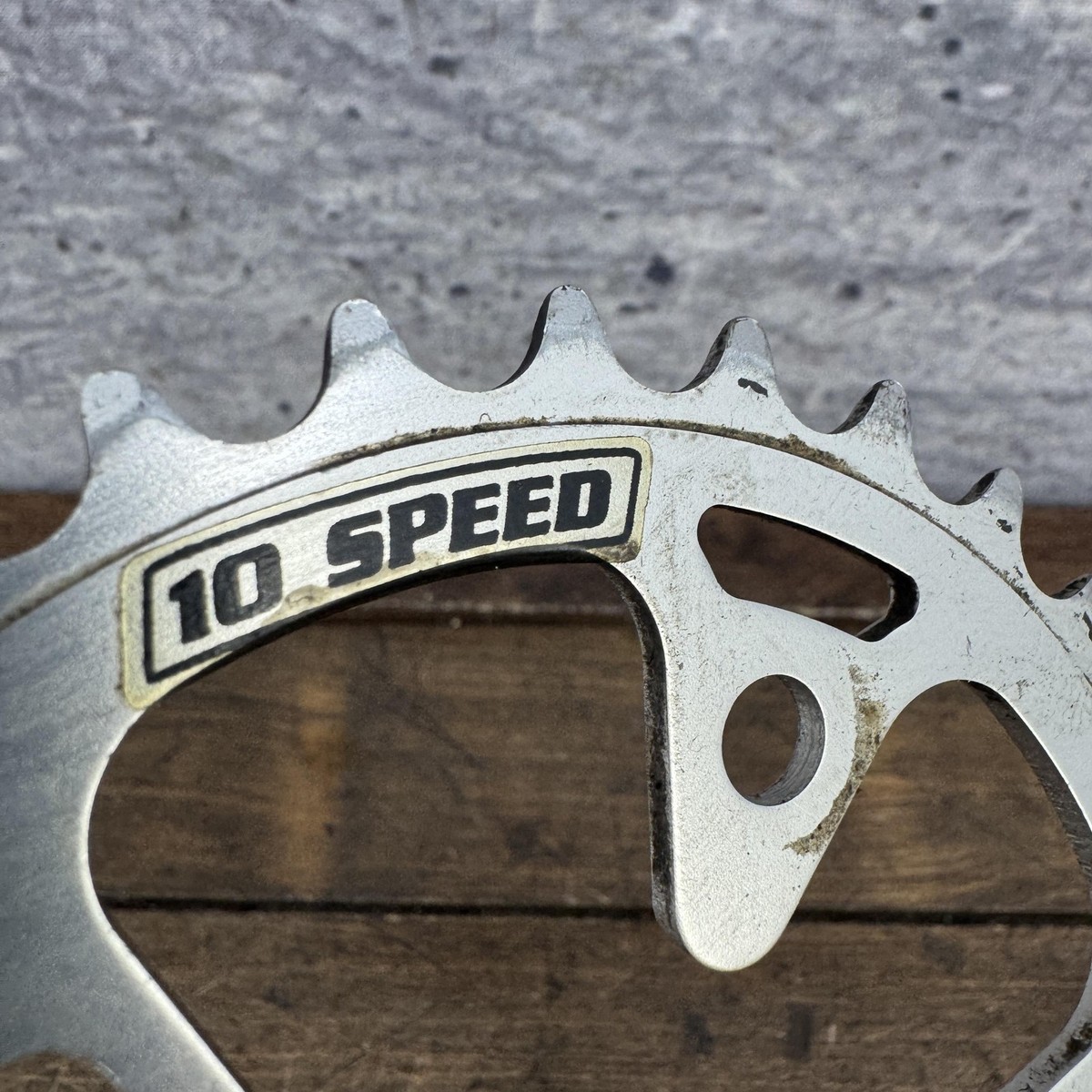 Vintage Campagnolo 30T Chainring C10 74 BCD 5-Arm 10 Speed Italy