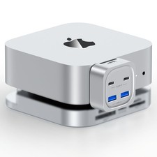 Mac mini M4 Hub, 6-in-1 Front-Access Docking Station, Mac mini M4 Accessories...