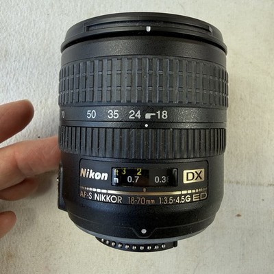 Nikon AF-S DX Zoom-Nikkor ED 18-70mm f/3.5-4.5G IF lens UNTESTED