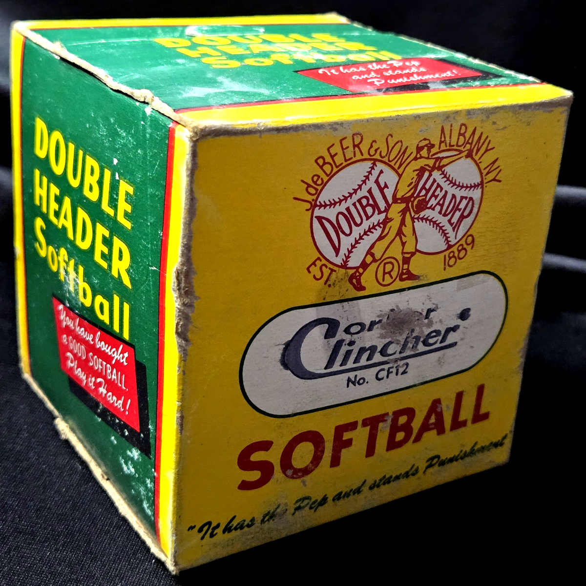 Douzaine De Balles De Softball DeBeer F12 Official Clincher 12 Pouces - Neuves