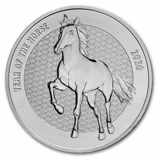 Lunar 2026  Year of the Horse  1 oz Silber 999 Round Apmex