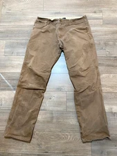 Kuhl Rydr Mens 38x34 Brown Vintage Patina Dye Hiking Casual Stretch Pants