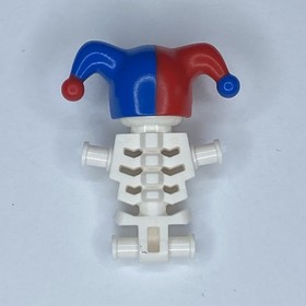 LEGO Ninjago Krazi Jester Skeleton Minifigure 2260 Head Torso Only