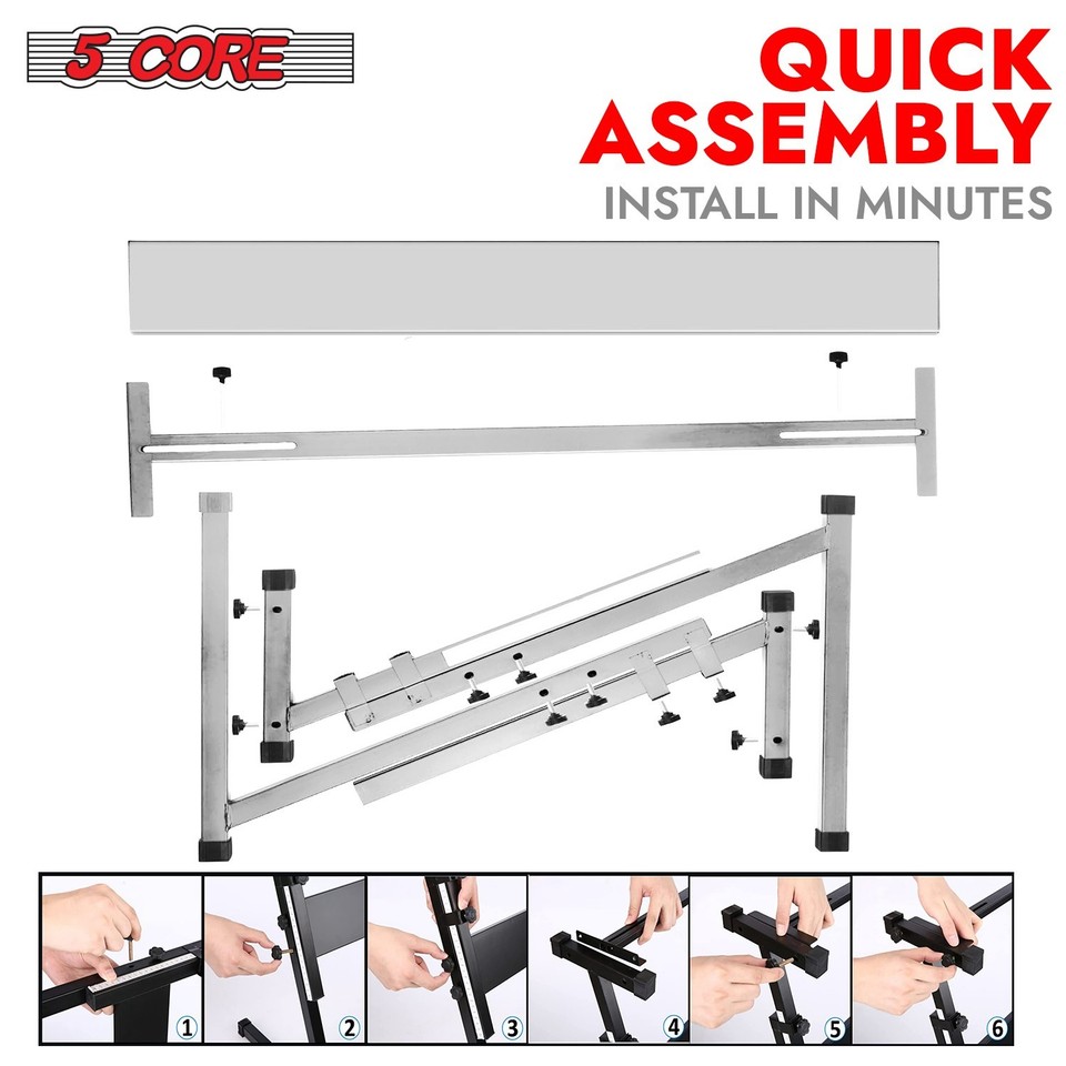 5 Core Keyboard Stand Adjustable 21 - 33