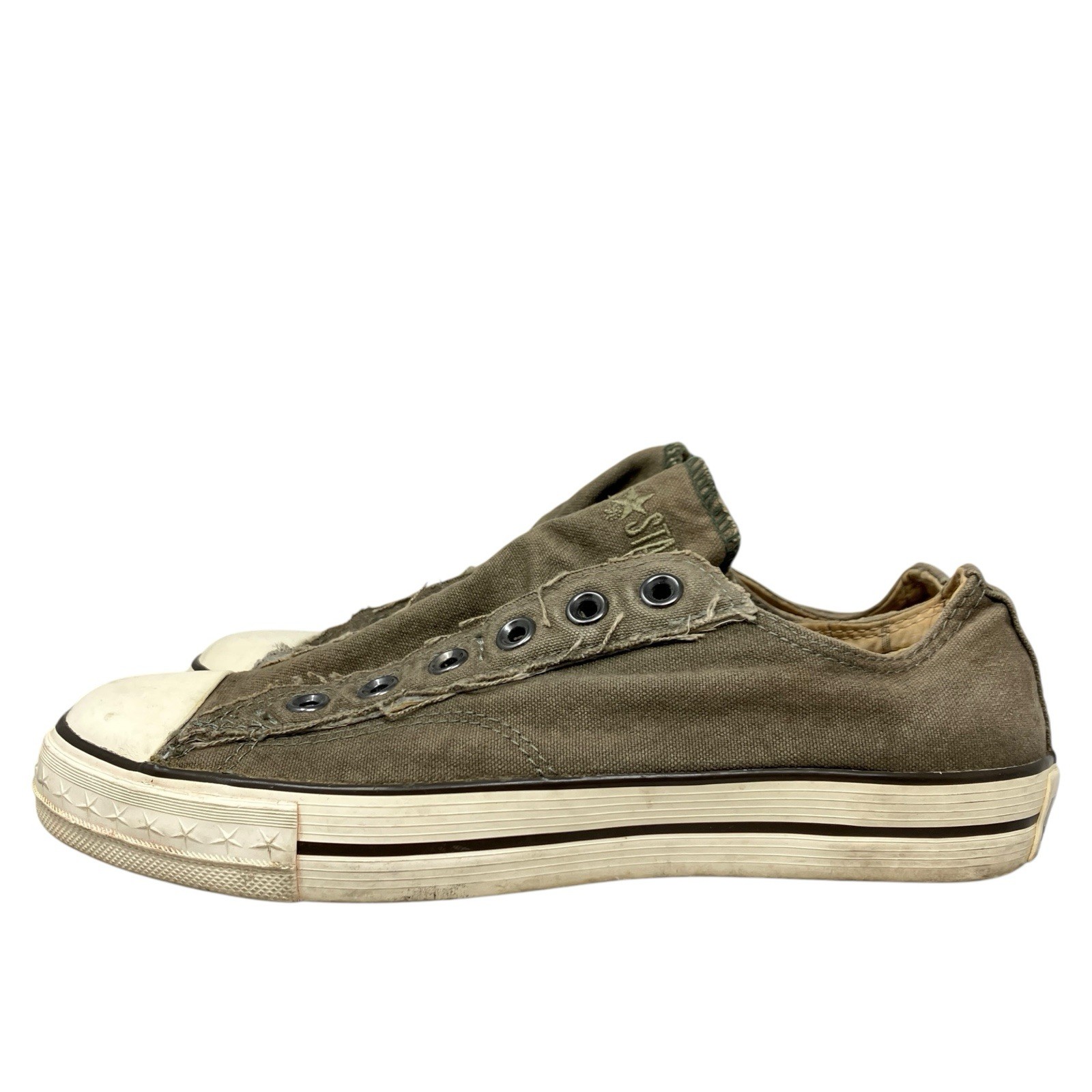 Converse x John Varvatos Sneakers Mens 6 Green Distressed All Star Low top thumbnail 4