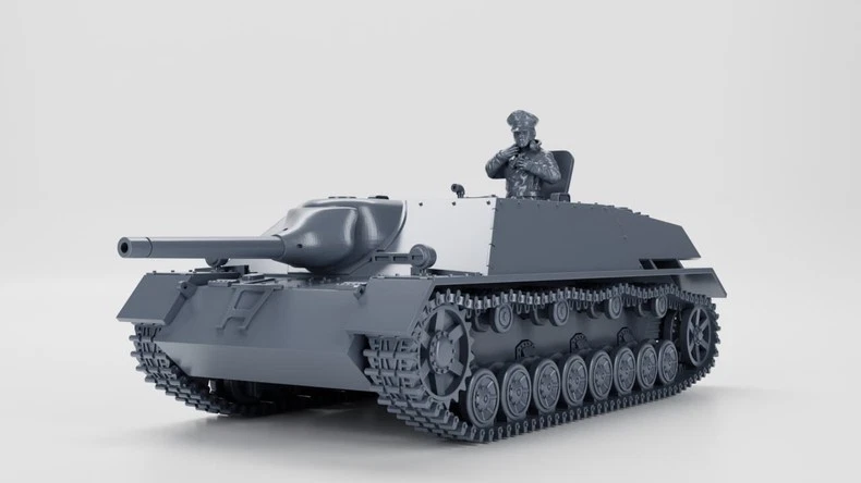 3D Printing 1/72 German Jagdpanzer IV (Sd.Kfz.162) Tank Unpainted - Image 2 of 4